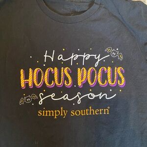 Simply Southern Halloween Black and Orange T-Shirt